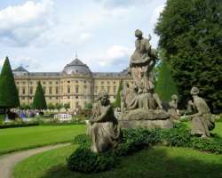 last but not least is the court garden having three monumental gates. It is just two minutes walk from the residence. Its construction started in 1759